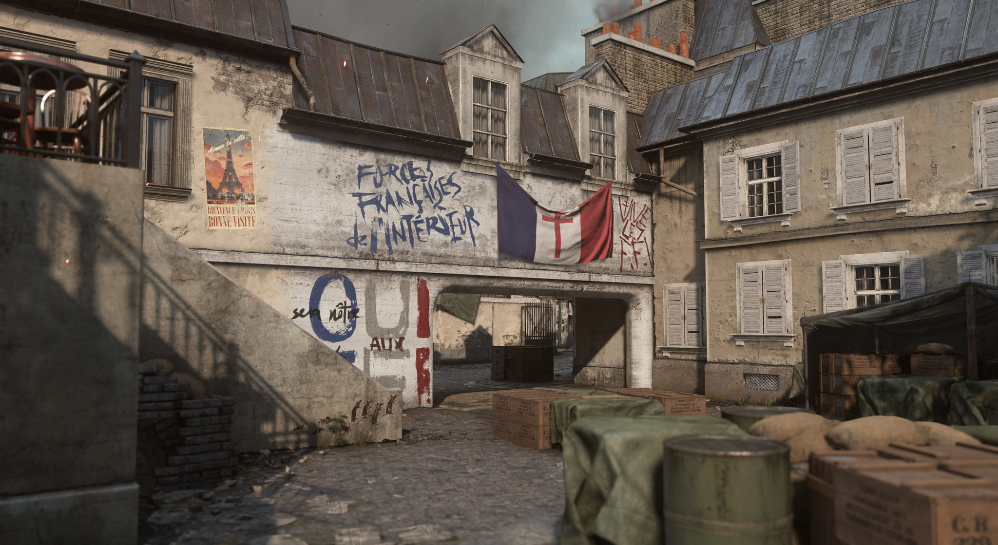 Immagine pubblicata in relazione al seguente contenuto: Trailer e screenshots di The Resistance, il primo DLC di Call of Duty: WWII | Nome immagine: news27770_Call-of Duty-WWII-The-Resistance_2.jpg